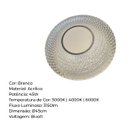 Ver mais imagens de Plafon Sobrepor Redondo 45w 3/4/6000k Ip20 Lumier Bivolt