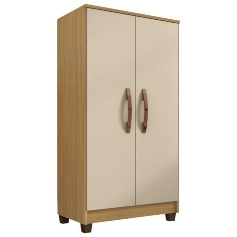 Armario Multiuso 2 Portas 6522 61 Cm Carvalho Am Off White Incp