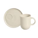 Ver imagem 5 de Conjunto de Canecas com Pires 04 Peças Linhas Clay Porto Brasil