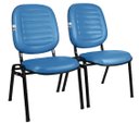 Ver imagem 6 de Cadeira Empilhável para Igrejas Evangélicas Linha Holy Azul
