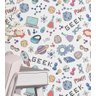 Papel de Parede Infantil Geek Tematico - 1