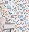 Ver imagem 1 de Papel de Parede Infantil Geek Tematico