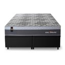 Ver imagem 4 de Conjunto Box Baú King Sheffield Preto 193x203x72 c/ Molas Ensacadas