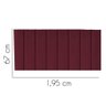 Painel para Cama Box Casal 1,95 Cm Carla - Luxo House Cor:bordo - 2