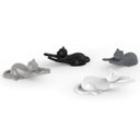 Ver imagem 3 de Kit 4 Imãs de Geladeira Gatinhos Magnéticos Magneticats