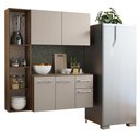 Ver imagem 2 de Armário de Cozinha Compacta 120cm Rustic/crema Easy Madesa