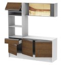 Ver imagem 5 de Armário de Cozinha Compacta 180cm Branco/Rustic Diamante Madesa 86