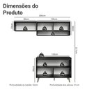 Ver imagem 3 de Armário de Cozinha Compacta 200 Cm Preto Nice Madesa 10