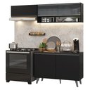 Ver imagem 2 de Armário de Cozinha Compacta 200 Cm Preto Nice Madesa 10