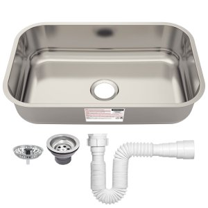 Cuba de Embutir Basic Aço Inox com Válvula e Sifão 47bl - Tramontina 94083/556