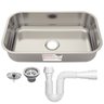 Cuba de Embutir Basic Aço Inox com Válvula e Sifão 47bl - Tramontina 94083/556 - 1