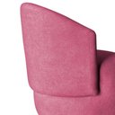 Ver imagem 4 de Kit 2 Poltronas Decorativa Beatriz Orgânica Suede Rosa