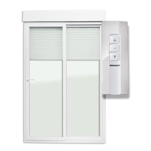 Porta de Pvc Acústica com Persiana Integrada Motorizada - 230x200