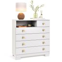 Ver imagem 2 de Cômoda 5 Gavetas Select para Quarto de Adulto com Corrediças Telescópicas Organização de Roupa