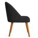 Ver imagem 3 de Kit 8 Cadeiras de Jantar Luna Estrutura Madeira Maciça Suede Preto Vezanor