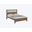 Ver imagem 1 de Cama Casal Primícia Plus 100% Mdf - D' Doro Castanho/off White