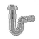 Ver imagem 1 de Sifão Instala Fácil Pvc Corrugado - Cromado 1683