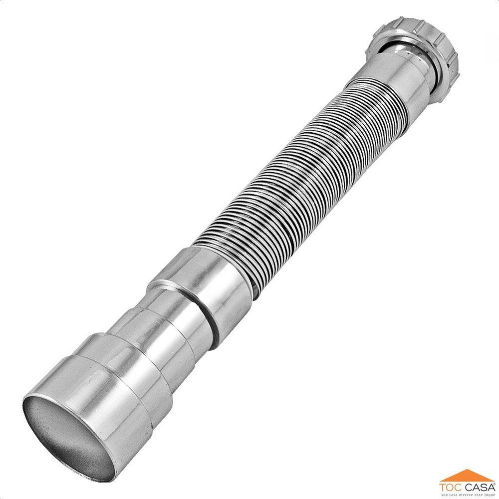 Sifão Instala Fácil Pvc Corrugado - Cromado 1683 - 5