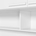 Ver mais imagens de Dormitorio Modulado Casal 6p 242x173 Cm Florenca Branco Moval