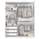 Ver imagem 5 de Dormitorio Modulado Casal 6p 242x173 Cm Florenca Branco Moval