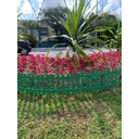Ver imagem 4 de Kit 6 Cercas Jardim Ornamental Horta Plástico Verde 2 mt P