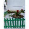 Kit 6 Cercas Jardim Ornamental Horta Plástico Verde 2 mt P - 5