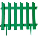 Ver imagem 2 de Kit 6 Cercas Jardim Ornamental Horta Plástico Verde 2 mt P