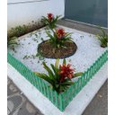 Ver imagem 7 de Kit 6 Cercas Jardim Ornamental Horta Plástico Verde 2 mt P