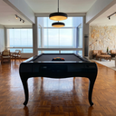 Ver imagem 3 de Mesa de Sinuca Diamante Profissional em Madeira Maciça com Pedra Ardósia