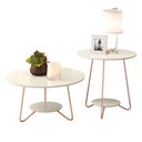 Ver imagem 3 de Jogo de Mesa Centro e Lateral Home Off White