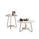 Ver imagem 1 de Jogo de Mesa Centro e Lateral Home Off White