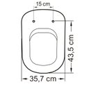 Ver imagem 5 de Assento Sanitário Poliéster para Louça Flox (fiori) Aço (reb. Oculto) Marfim