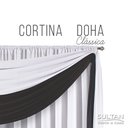 Ver imagem 5 de Cortina Combinada Voal Doha 300x250cm Branca detalhes Cinza