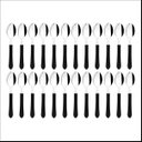 Ver imagem 1 de Kit 24 Colher de Mesa Tramontina Leme Inox Cabo Preto