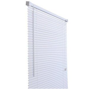 Cortina Persiana 25mm Horizontal Pvc 120x160 Branca Primafer PR2914-2