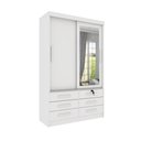 Ver imagem 2 de Guarda Roupa 2 Portas Chicago com Espelho Tcil
