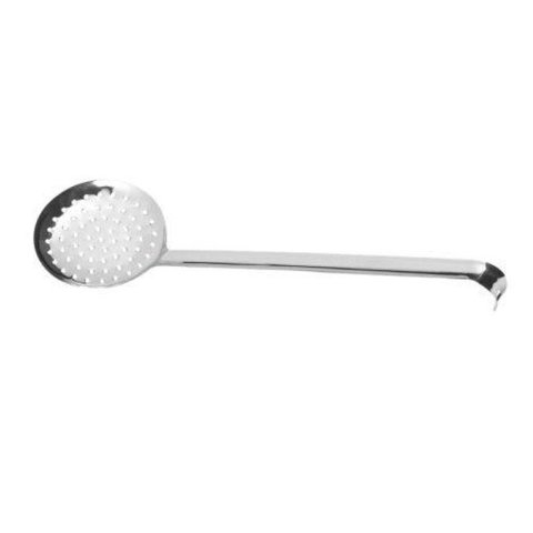 Escumadeira Grande Com Gancho Em Aço Inox Attuale 47cm