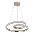 Ver imagem 1 de Lustre Pendente Led 40w Lupi Infinity Cristal Dourado 4000k Bivolt