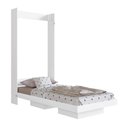 Ver imagem 3 de Cama de Solteiro Articulável Vertical Vancouver Branco Cv090 Art In Móveis