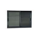 Ver imagem 1 de Veneziana Alumínio Elite 3 Folhas Moveis 120 x 150 V.Liso Preto Brimak