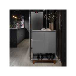 Sapateira Hall Vertical com 2 Portas Flow para Entrada ou Quarto - Apartamento ou Casa - Cinza - 3