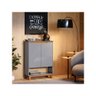Sapateira Hall Vertical com 2 Portas Flow para Entrada ou Quarto - Apartamento ou Casa - Cinza - 1