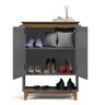 Sapateira Hall Vertical com 2 Portas Flow para Entrada ou Quarto - Apartamento ou Casa - Cinza - 8