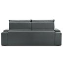 Ver imagem 6 de Sofá Retrátil Reclinável para Sala 3 Lugares 210cm Zayn F04 Veludo Cinza Escuro - Lyam Decor