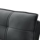 Ver imagem 7 de Sofá Retrátil Reclinável para Sala 3 Lugares 210cm Zayn F04 Veludo Cinza Escuro - Lyam Decor