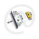 Ver imagem 3 de Fechadura Auxiliar Tetra 1003 Para Porta Externa Com 4 Chaves