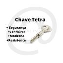 Ver imagem 4 de Fechadura Auxiliar Tetra 1003 Para Porta Externa Com 4 Chaves