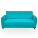Ver imagem 4 de Sofá + 1 Poltrona para Sala de Estar Moderno Confortável Veneza Suede