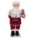 Ver imagem 1 de Boneco Natalino Papai Noel Confeiteiro Cozinha Chefe de 90cm