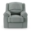 Ver imagem 1 de Poltrona do Papai Reclinável Sala de Cinema Barcelona Elétrica Touch Massagem Usb Pu Cinza G23 Encan